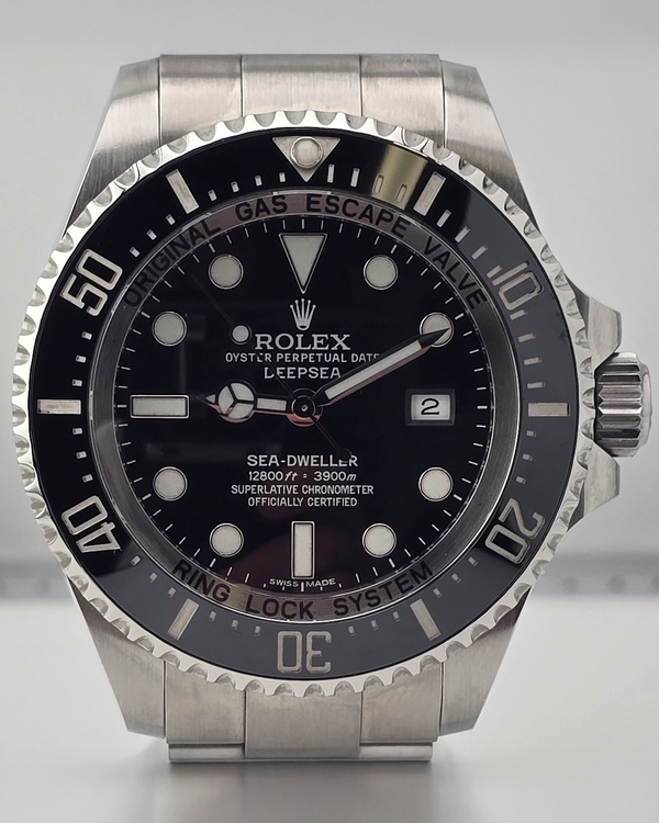 No Reserve - 2017 Rolex Sea-Dweller Deepsea 44MM Black Dial Oyster Bracelet (116660)