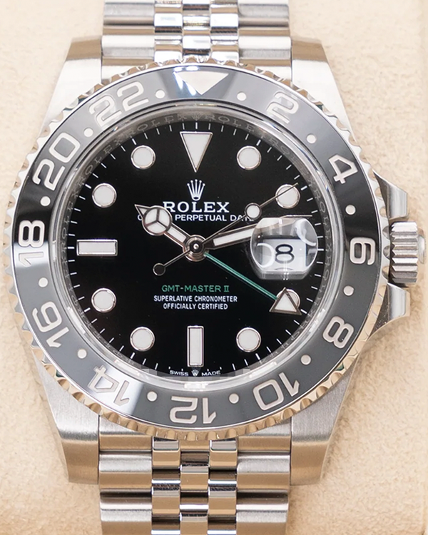 (angie)2025 Rolex GMT-Master II "Bruce Wayne" 40MM Black Dial Jubilee Bracelet (126710GRNR)