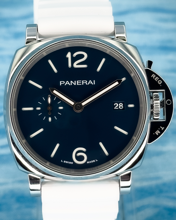 Panerai Luminor Due 42MM Blue Dial Steel Bracelet (PAM01124)