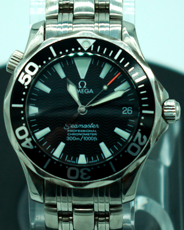 Omega Seamaster Diver 300M 36.25MM Black Dial Steel Bracelet (2252.50.00)