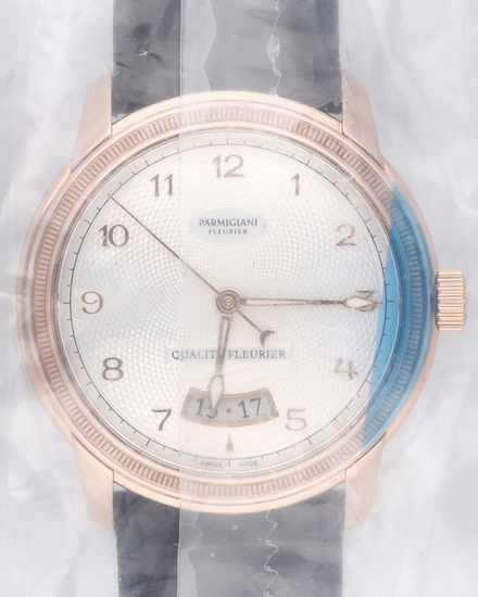 2024 Parmigiani Fleurier Toric Qualite 40.8MM Silver Dial Leather Strap (PFC422-1600100-HA1441)