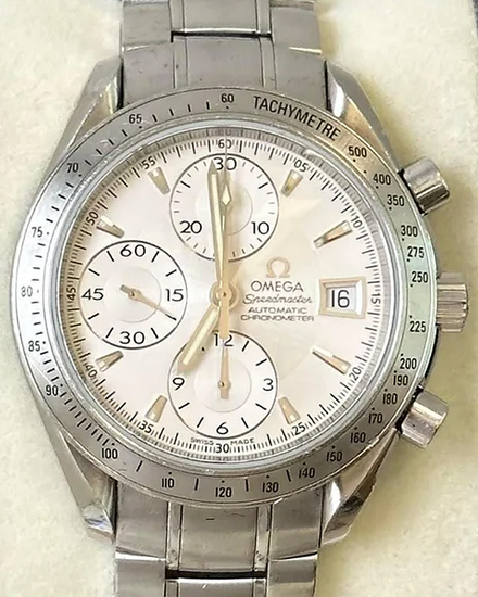 Omega Speedmaster Day-Date 40MM Silver Dial Steel Bracelet (3211.30.00)