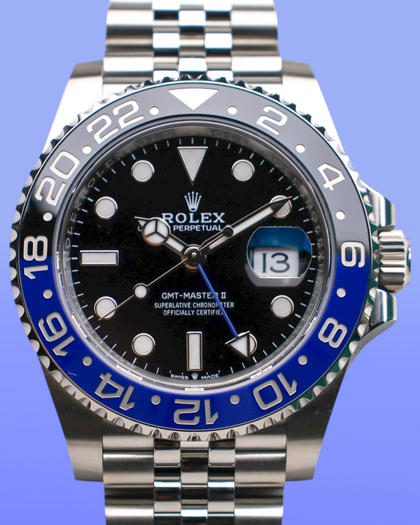 2025 Rolex GMT-Master II "Batgirl" 40MM Black Dial Jubilee Bracelet (126710BLNR)