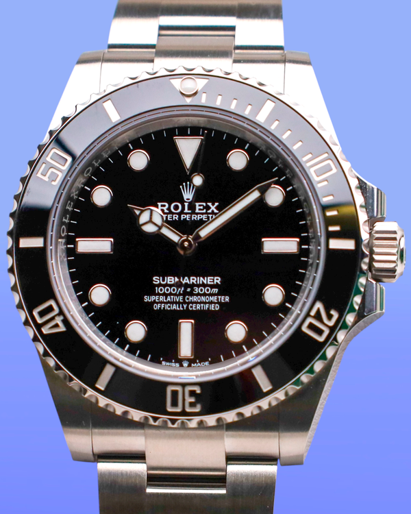 2025 Rolex Submariner No-Date 41MM Black Dial Oyster Bracelet (124060)