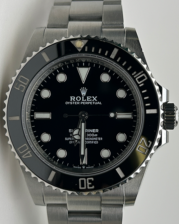 2021 Rolex Submariner No-Date 41MM Black Dial Oyster Bracelet (124060)