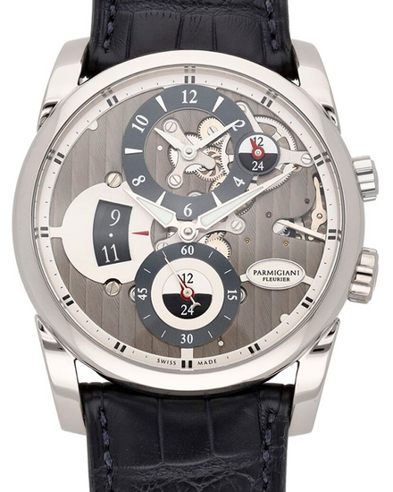 2024 Parmigiani Fleurier Tonda Hemispheres 42MM Grey Dial Leather Strap (PFC231-1200300-HA1441)