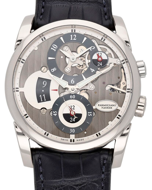 2024 Parmigiani Fleurier Tonda Hemispheres 42MM Grey Dial Leather Strap (PFC231-1200300-HA1441)
