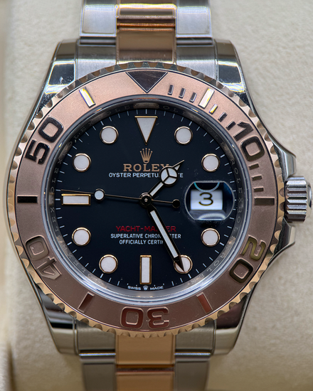 2020 Rolex Yacht-Master 40MM Black Dial Two-Tone Oyster Bracelet (126621)