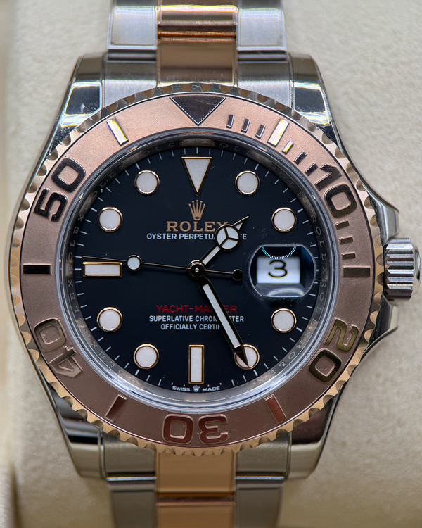 2020 Rolex Yacht-Master 40MM Black Dial Two-Tone Oyster Bracelet (126621)