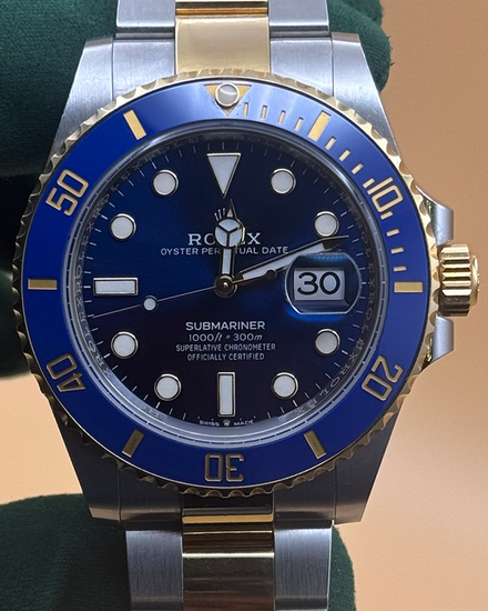 2024 Rolex Submariner Date "Bluesy" 41MM Blue Dial Two-Tone Oyster Bracelet (126613LB)