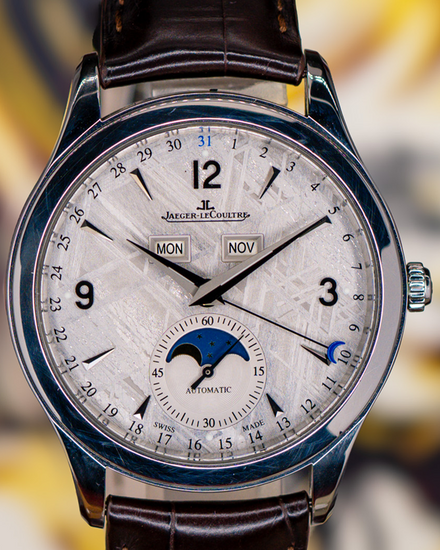 2017 Jaeger-LeCoultre Master Calendar 39MM Meteorite Dial Leather Strap (Q1558421)