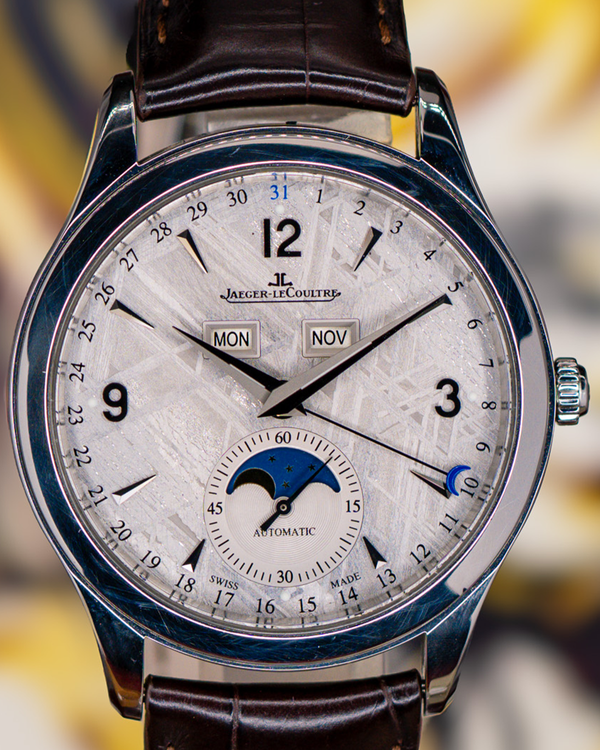2017 Jaeger-LeCoultre Master Calendar 39MM Meteorite Dial Leather Strap (Q1558421)