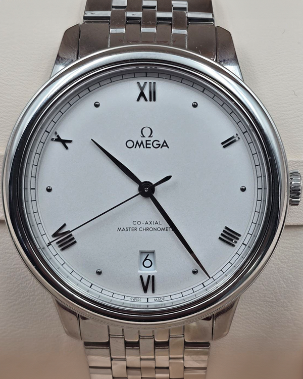 2025 Omega De Ville Prestige 40MM Silver Dial Steel Bracelet (434.10.40.20.02.001)