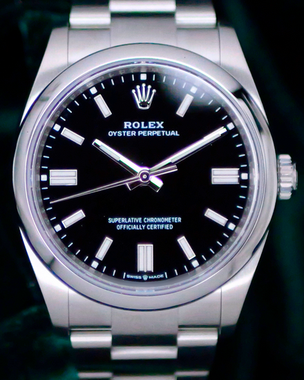 2025 Rolex Oyster Perpetual 36MM Black Dial Oyster Bracelet (126000)