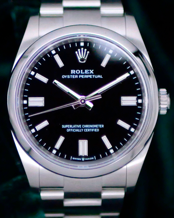 2025 Rolex Oyster Perpetual 36MM Black Dial Oyster Bracelet (126000)