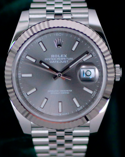2025 Rolex Datejust 41MM Rhodium Dial Jubilee Bracelet (126334)
