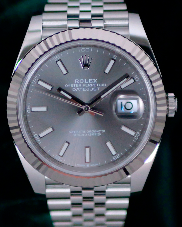 2025 Rolex Datejust 41MM Rhodium Dial Jubilee Bracelet (126334)