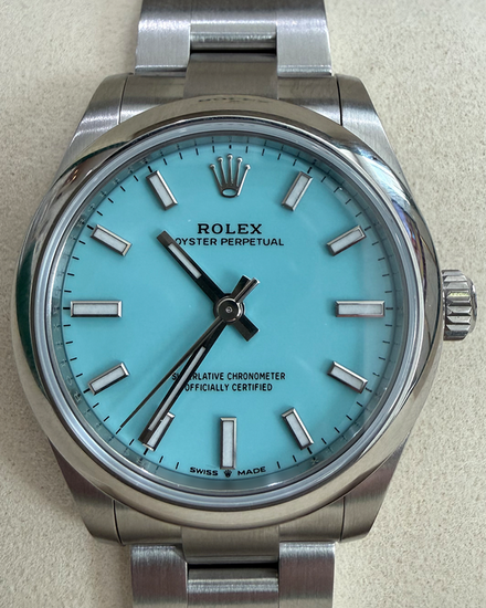 2025 Rolex Oyster Perpetual 31MM "Tiffany" Blue Dial Oyster Bracelet (277200)