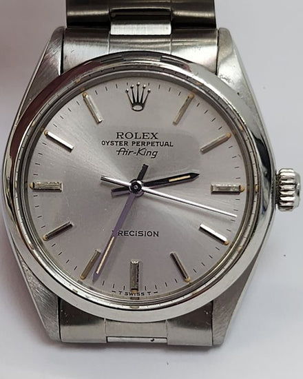 Rolex Air-King 34MM Silver Dial Oyster Bracelet (5500)