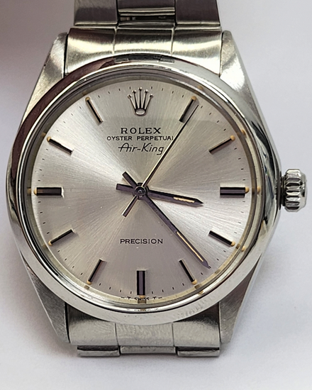 Rolex Air-King 34MM Silver Dial Oyster Bracelet (5500)