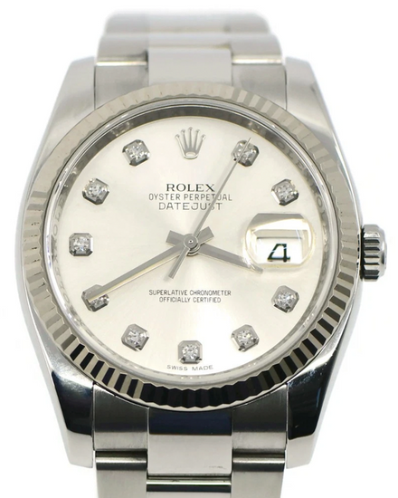 Rolex Datejust 36MM Silver Dial Oyster Bracelet (116234)