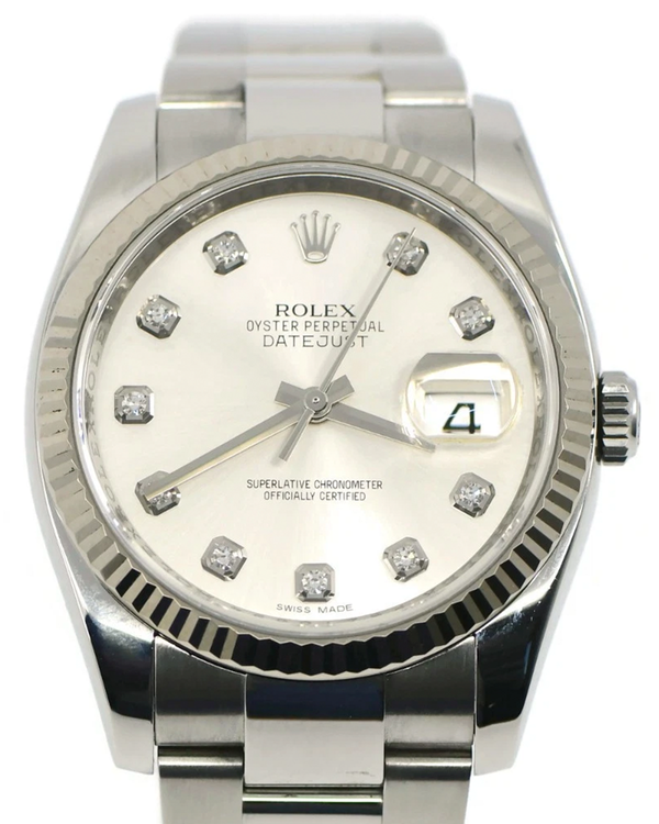 Rolex Datejust 36MM Silver Dial Oyster Bracelet (116234)