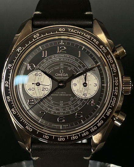 2022 Omega Speedmaster Chronoscope 43MM Brown Dial Leather Strap (329.92.43.51.10.001)