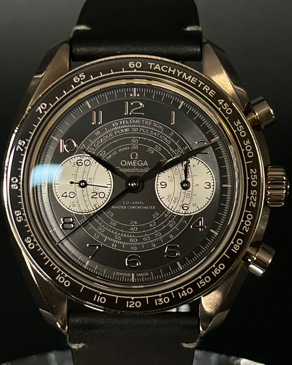 2022 Omega Speedmaster Chronoscope 43MM Brown Dial Leather Strap (329.92.43.51.10.001)