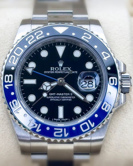 2015 Rolex GMT-Master II "Batman" 40MM Black Dial Oyster Bracelet (116710BLNR)