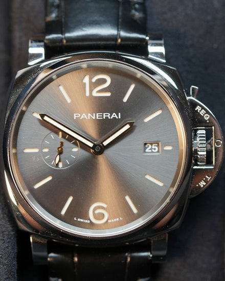 2022 Panerai Luminor Due 42MM Grey Dial Leather Strap (PAM01250)