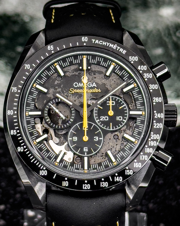 2024 Omega Speedmaster Dark Side of the Moon "Apollo 8" 44.25MM Black Dial Rubber Strap (310.92.44.50.01.001)