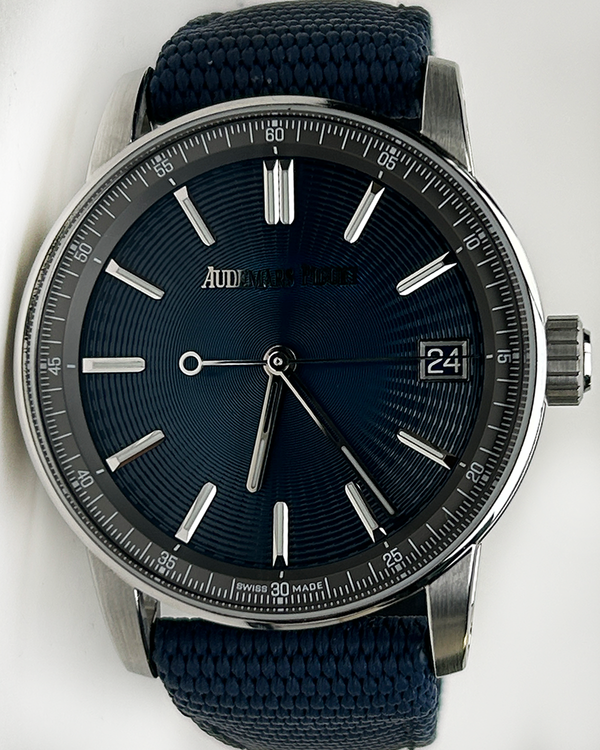 2025 Audemars Piguet Code 11.59 41MM Blue Dial Textile Strap (15210ST.OO.A348KB.01)