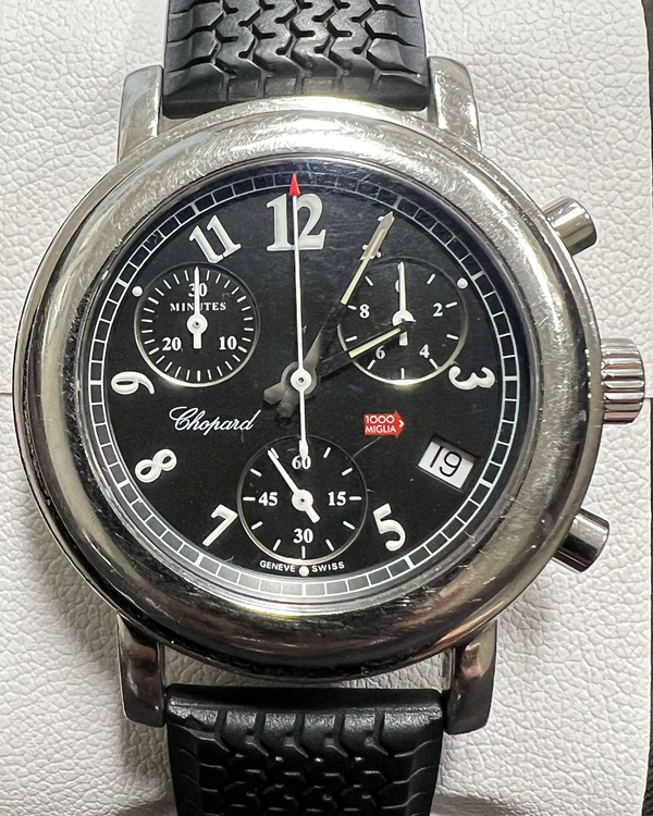 Chopard Mille Miglia 33MM Quartz Black Dial Rubber Strap (8900)