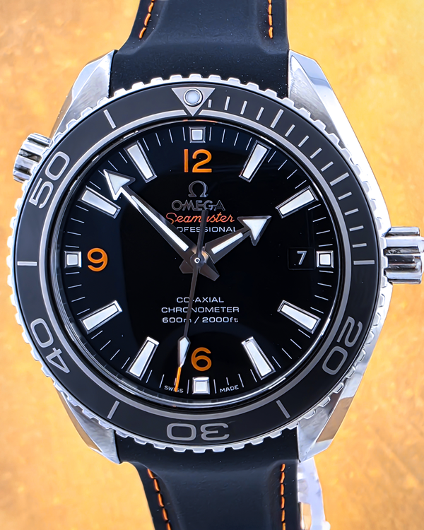 2019 Omega Seamaster Planet Ocean 600M 42MM Black Dial Rubber Strap (232.32.42.21.01.005)