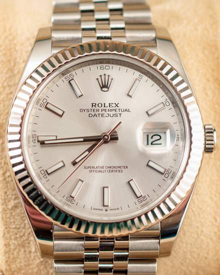 2020 Rolex Datejust 41MM Silver Dial Jubilee Bracelet (126334)