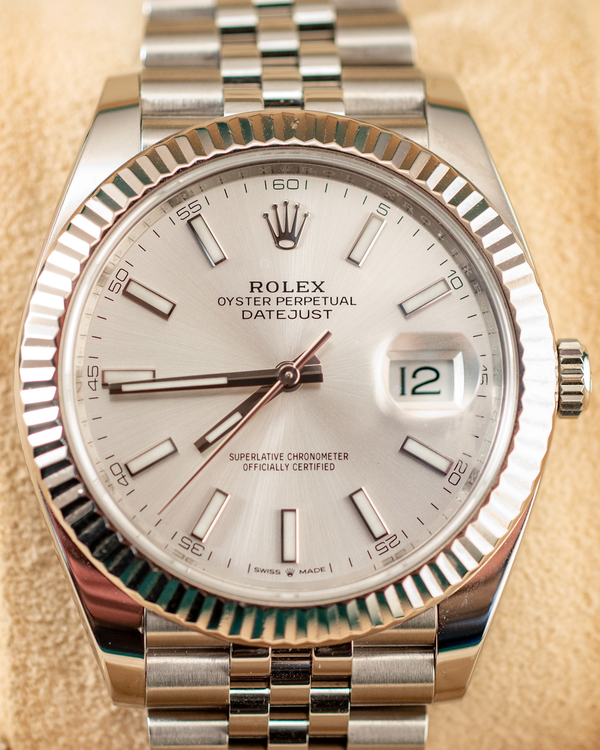 2020 Rolex Datejust 41MM Silver Dial Jubilee Bracelet (126334)