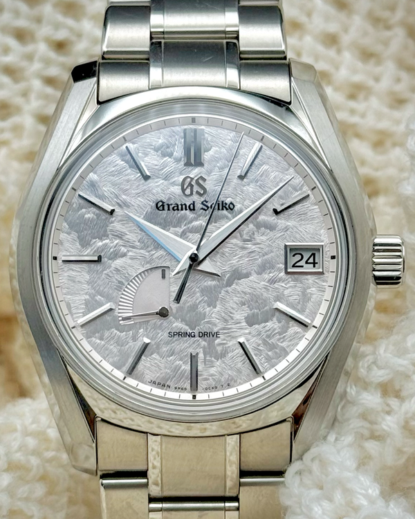 2025 Grand Seiko Heritage "Shunbun" 40MM Pink Dial Titanium Bracelet (SBGA413)