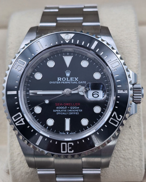 2020 Rolex Sea-Dweller "Red Letters" 43MM Black Dial Oyster Bracelet (126600)