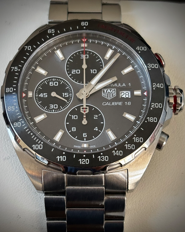 2019 Tag Heuer Formula 1 44MM Grey Dial Steel Bracelet (CAZ2012-0)