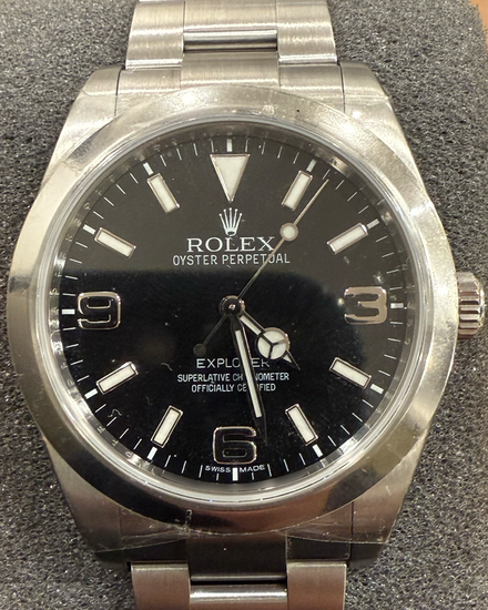2011 Rolex Explorer 39MM Black Dial Oyster Bracelet (214270)
