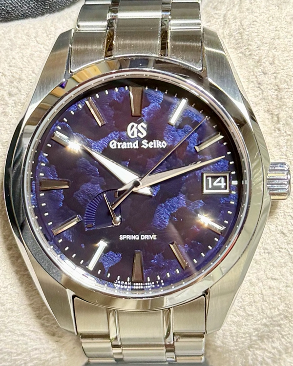2025 Grand Seiko Heritage "Katsuiro" 41MM Blue Dial Steel Bracelet (SBGA469G)