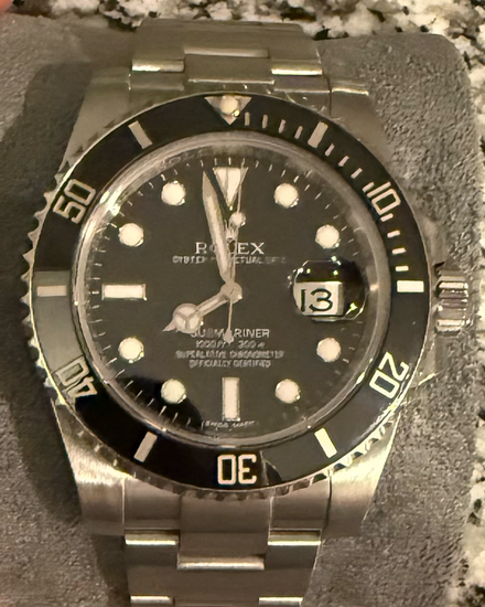 Rolex Submariner Date 40MM Black Dial Oyster Bracelet (116610LN)