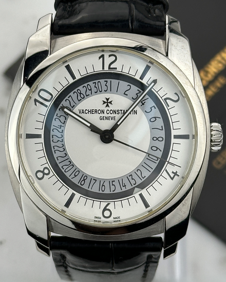 2016 Vacheron Constantin Quai De I'lle 41MM Silver Dial Leather Strap (4500S/000A-B195)