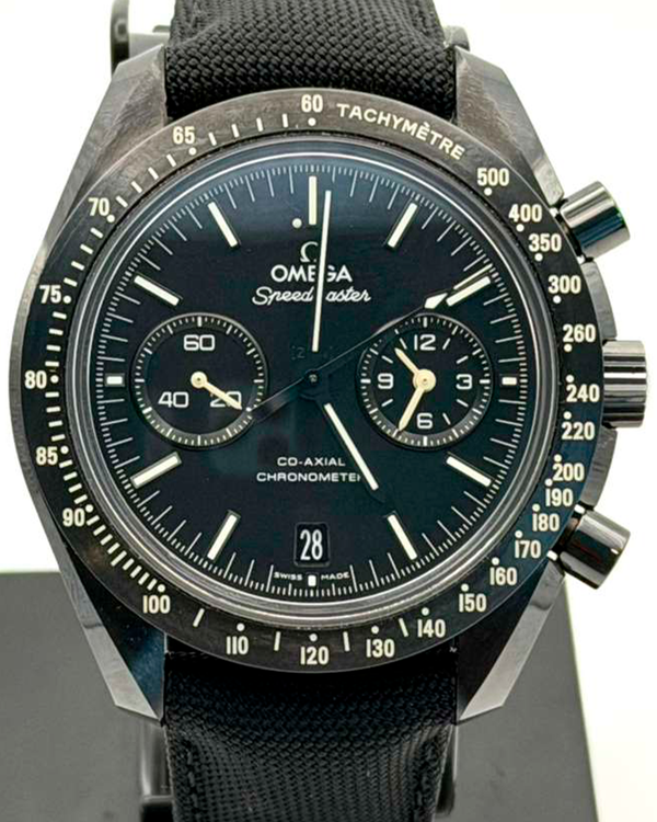 2022 Omega Speedmaster Dark Side of the Moon "Pitch Black" 44.25MM Black Dial Textile Strap (311.92.44.51.01.004)