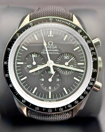 Omega Speedmaster Professional Moonwatch 42MM Black Dial Textile Strap (311.30.42.30.01.006)
