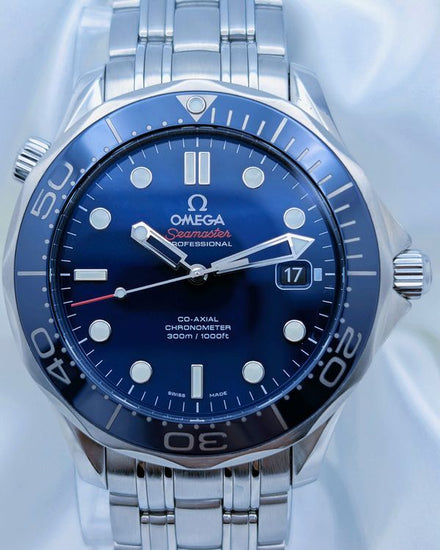 2022 Omega Seamaster Diver 300M 41MM Blue Dial Steel Bracelet (212.30.41.20.03.001)