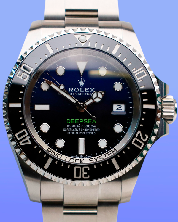 2025 Rolex Sea-Dweller Deepsea "James Cameron" 44MM Blue Dial Oyster Bracelet (136660)
