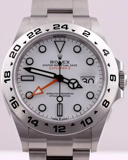 2022 Rolex Explorer II "Polar" 42MM White Dial Oyster Bracelet (226570)