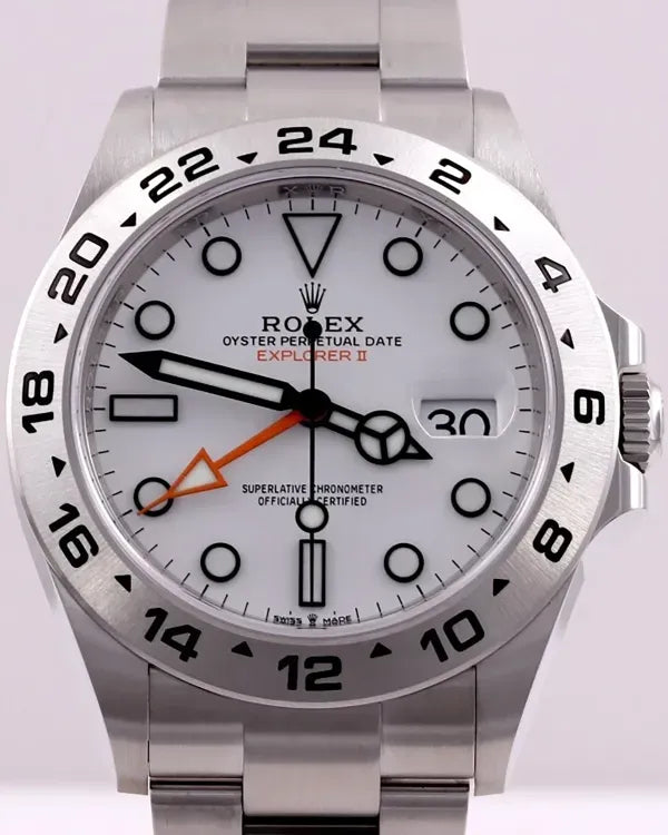2022 Rolex Explorer II "Polar" 42MM White Dial Oyster Bracelet (226570)