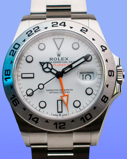 2025 Rolex Explorer II "Polar" 42MM White Dial Oyster Bracelet (226570)